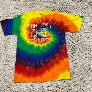 Souvenir Tie-Dye T-shirt from Monterey, CA